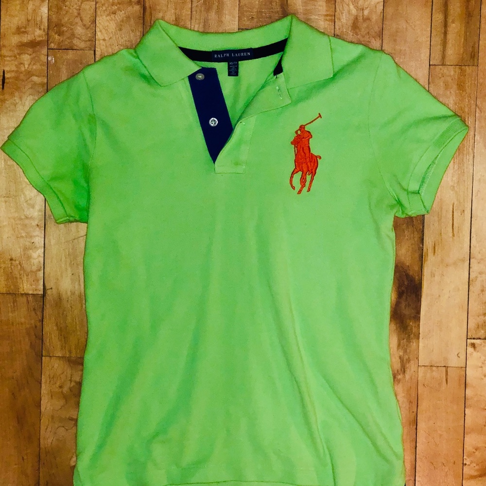 🎀 🐎 R A L P H   L A U R E N  G R E E N   P O L O - Picture 2 of 6